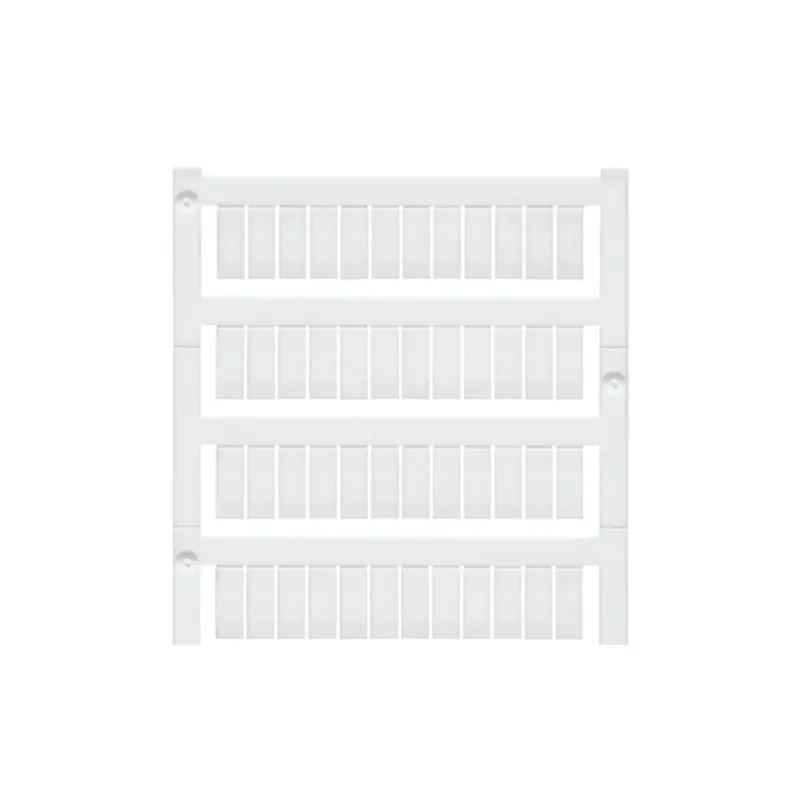 Terminal Block, Marker, 12mm x 6mm, White, Fits Allen Bradley Time-Limited