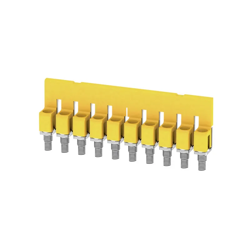 Terminal Block, Cross Connector, 10P, W-Series, Yellow Popular