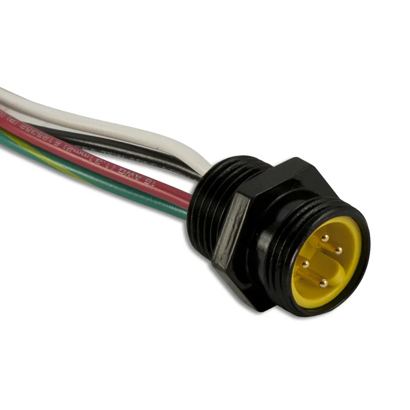 Cordset, 4P, Male Receptacle, 12" Leads, 13A, 600V AC/DC Super Sale