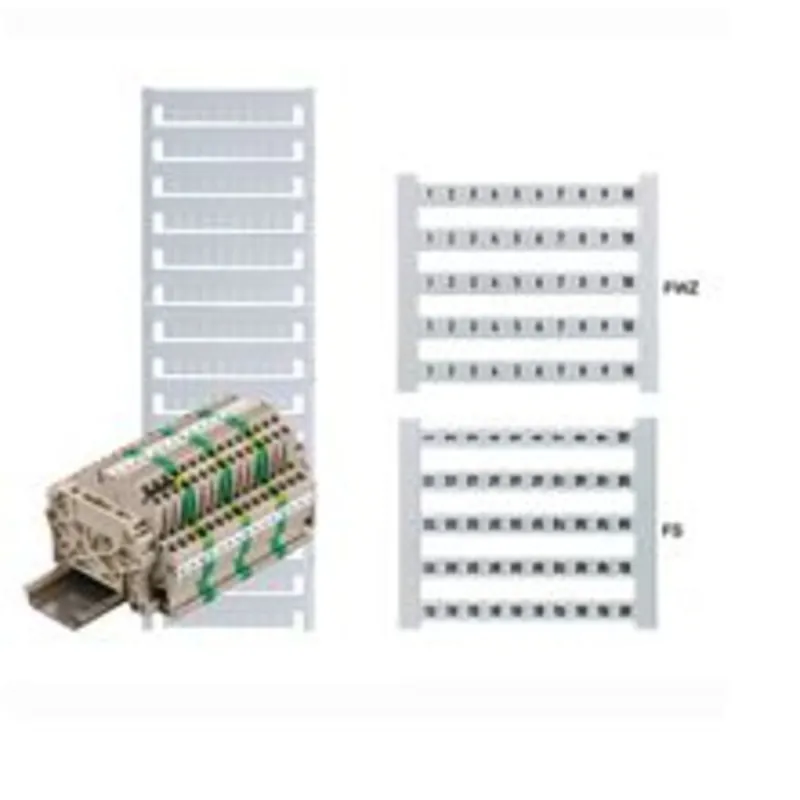 Fresh Stock Terminal Block, Dekafix Marker, 5mm x 5mm, White, Vertical