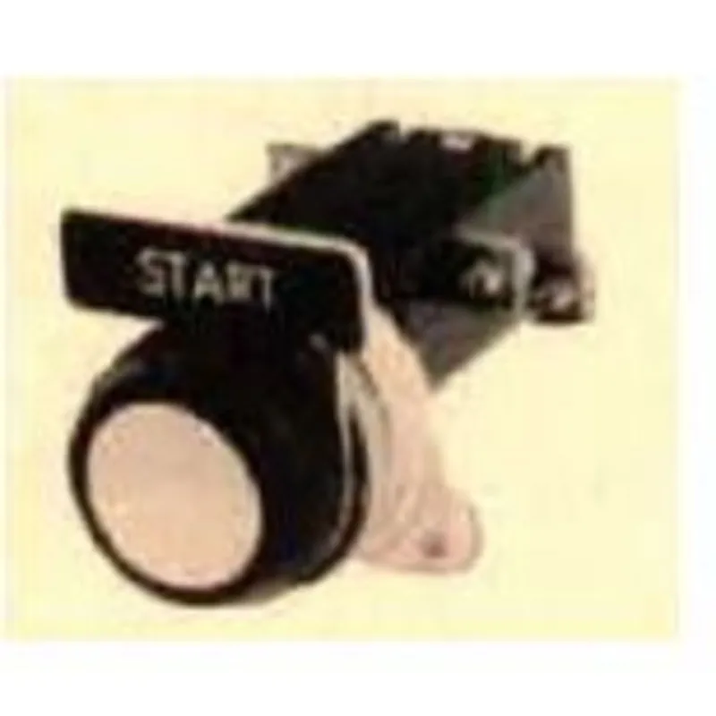 Push Button, Heavy Duty, Oil Tight, Operator Only, 1NO/NC, Red Ring Authentic
