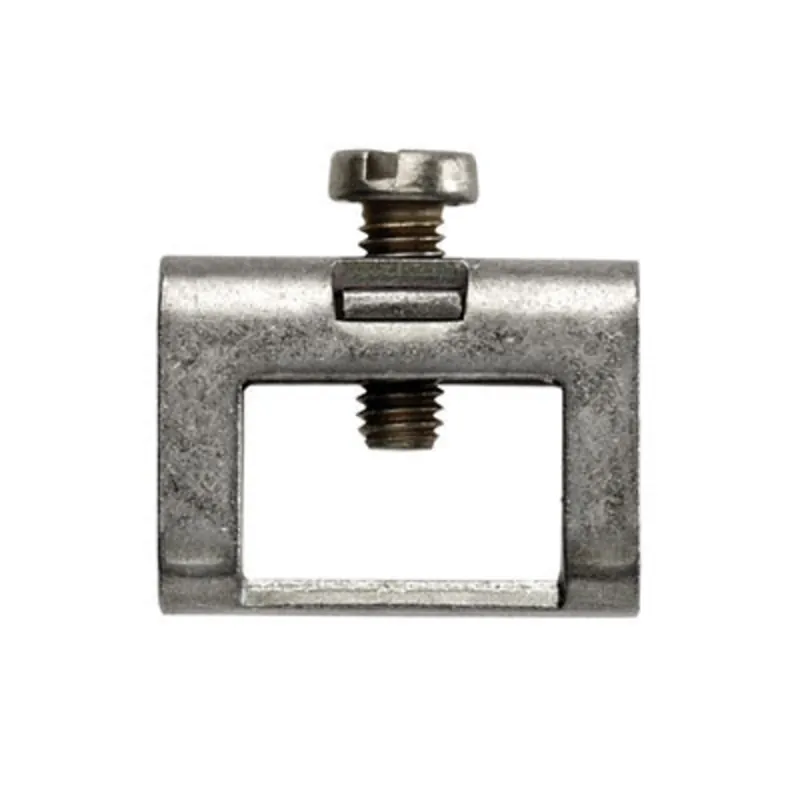 Instant Buy Busbar, Clamping Yoke, 10mm x 3mm, Silver, Feed Through