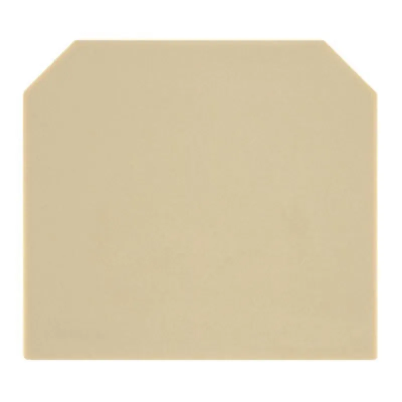 Terminal Block, End Plate, Dark Beige, 2.5mm-10mm, Snap-On Today Only