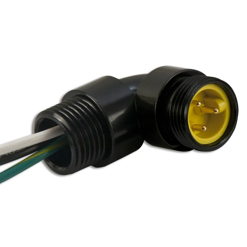 Editor’s Pick Cordset, 3P, 90D Male Receptacle, 12" Leads, 13A, 600V AC/DC