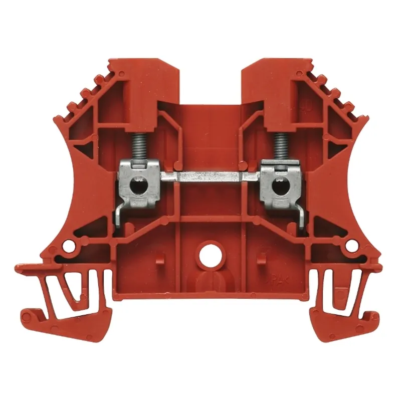 Terminal Block, Feed Through, Screw Connection, 2.5mm, 800V, 24A, Red Trusted Brand