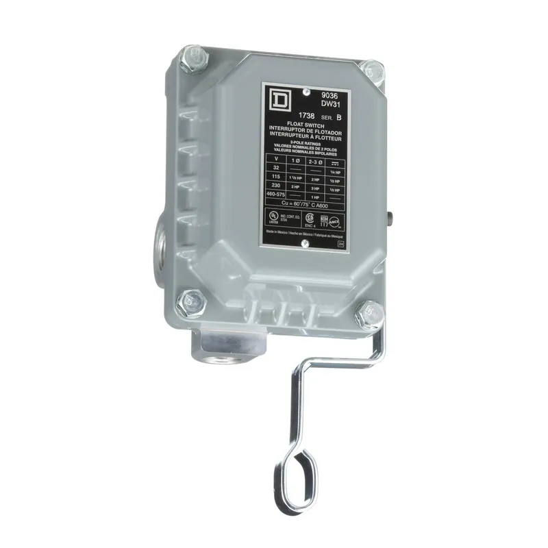 Switch, Automatic Float, Type D, 475VAC, 2P, Close On Rise, NEMA 4 Wholesale