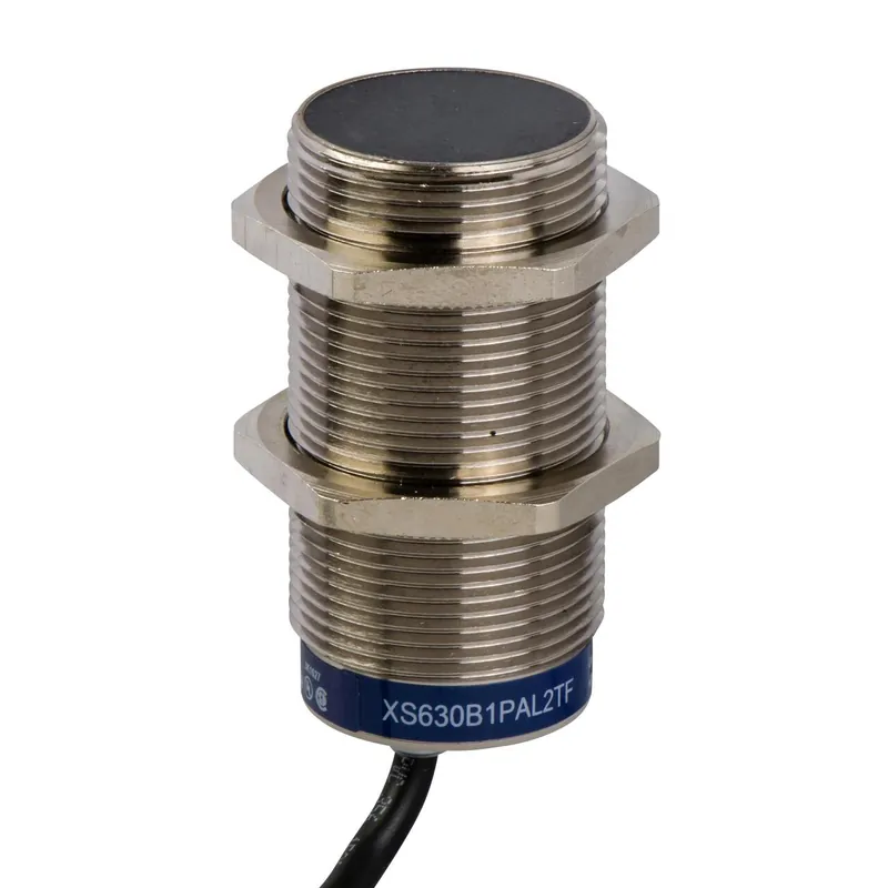 Brand New Inductive sensor XS6 M30, L62mm, brass, Sn15mm, 12...48 VDC, cable 2 m