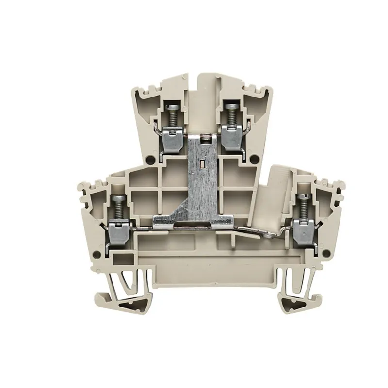 Terminal Block, 2 Tier, 2.5mm, W-Series, Dark Beige, Feed Through Premium