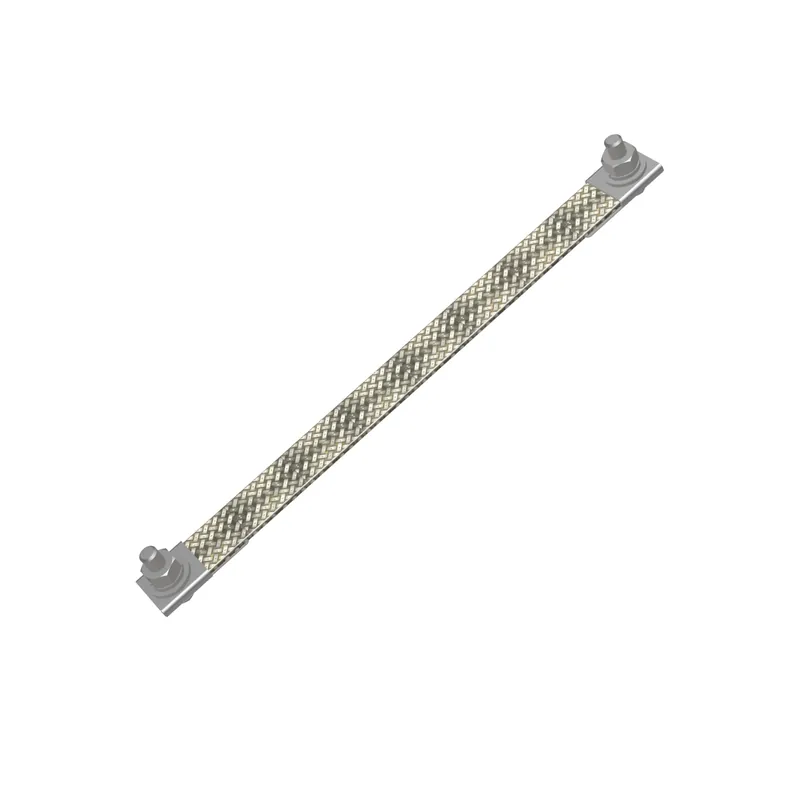 Limited Offer Bonding Jumper, 9", Tin Plated, Braided Copper Wire