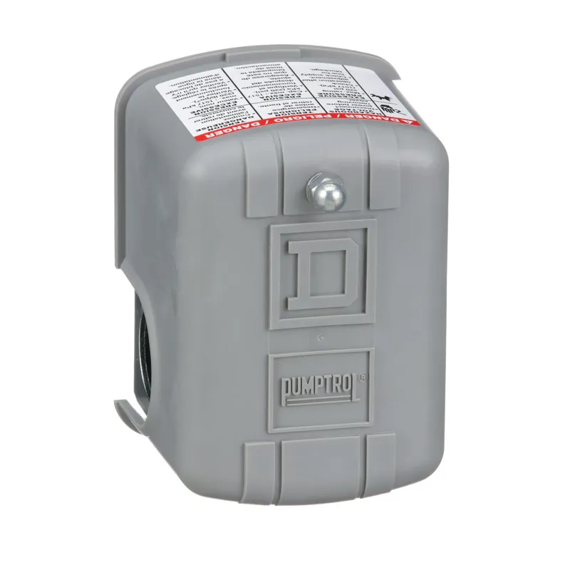 Pressure Switch, Water, 40-60PSI Operating , 15-30PSI Differential No Minimum Order