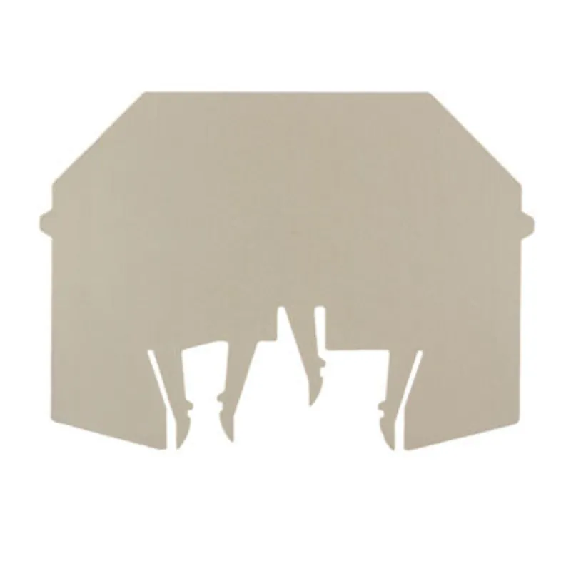 Terminal Block, End Plate, Dark Beige, 2.5mm-10mm, Snap-On Wholesale