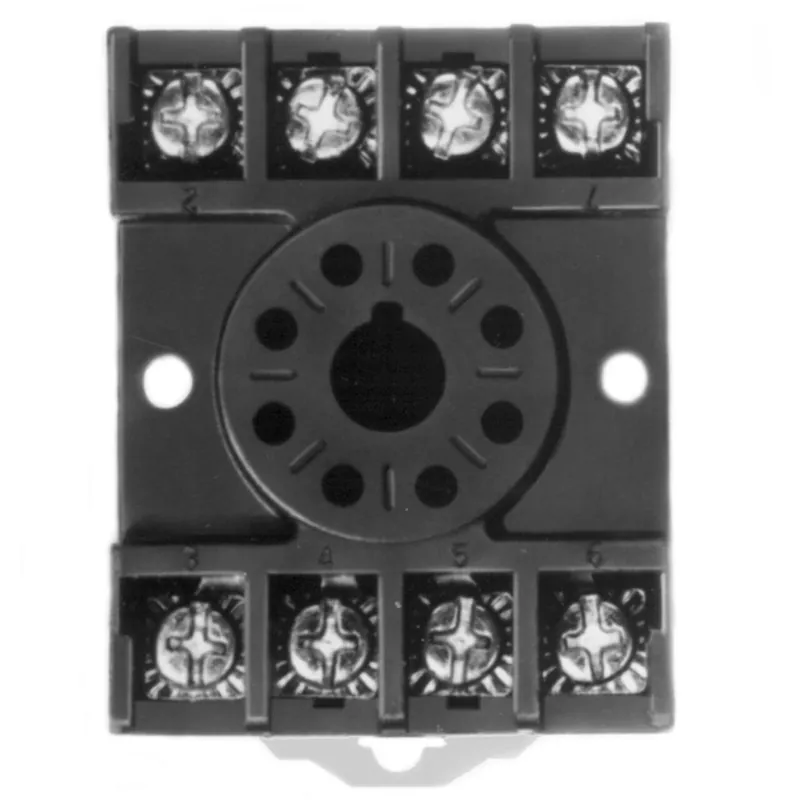 Place Order Socket, Octal, 8 Pin, Pressure Clamp Terminals
