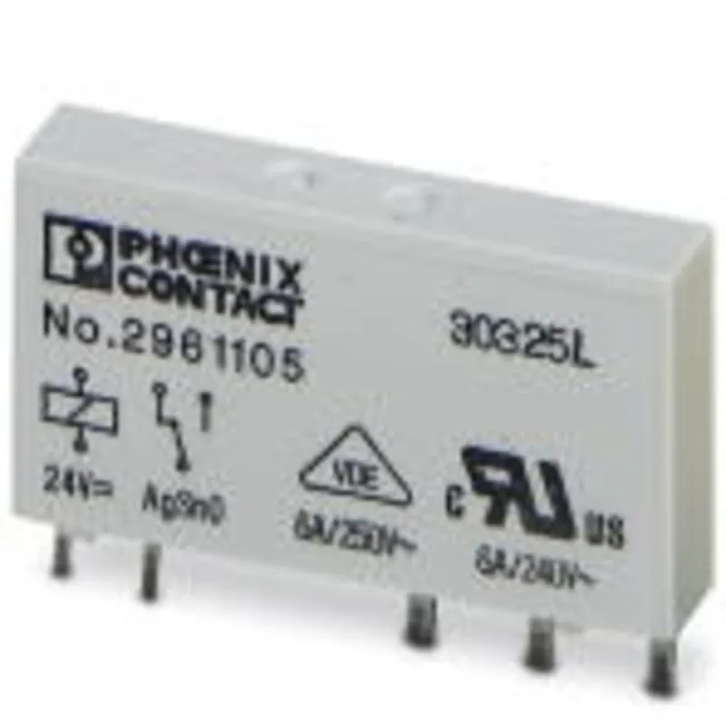 Warranty Included Relay, Plug-In, Miniature, REL-MR- 24DC/21, 1PDT, 24VDC, 6A, 5 Pin
