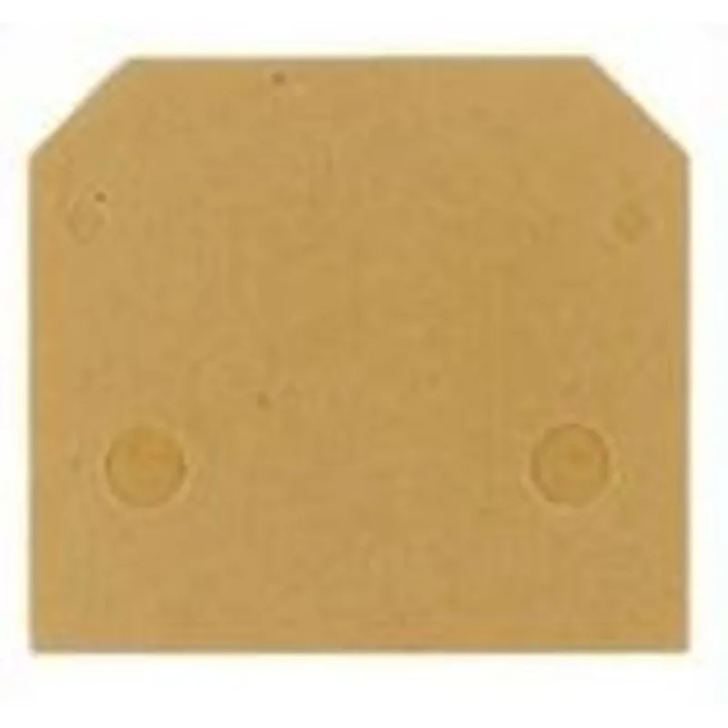 Markdown Terminal Block, End Plate, SAK -Series, Beige, 1.5mm
