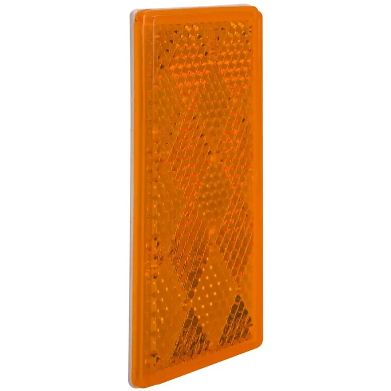 Photo Sensor, Reflector, Orange, 3-1/2" x 1", Retroreflective Luxury