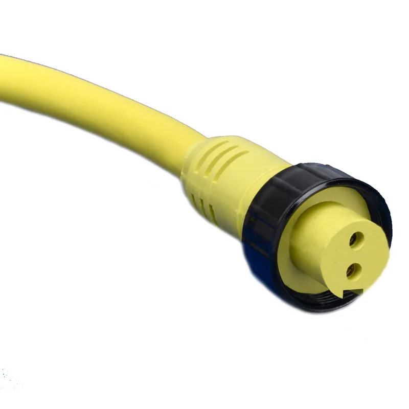 Cordset, 2P, Mini-Change, Female, 13A, 600V AC/DC, 12', Yellow Top Pick