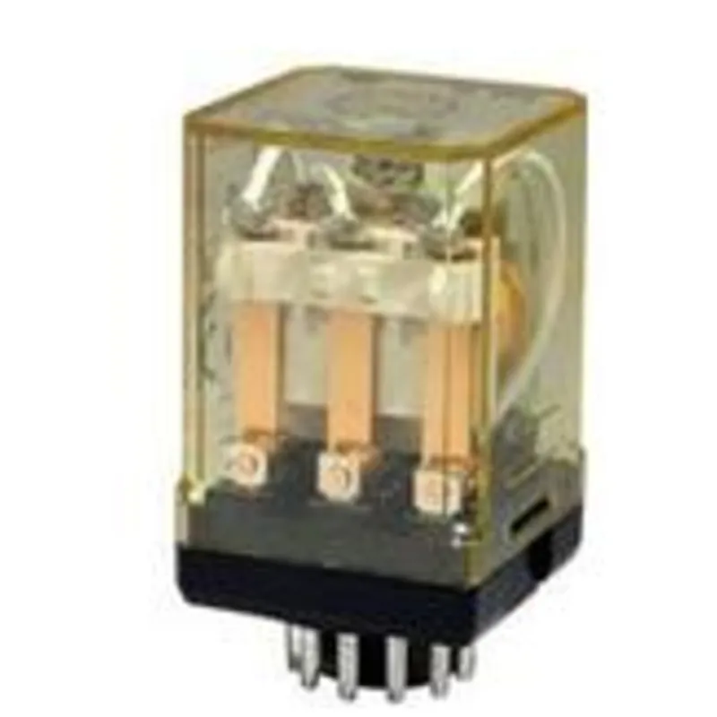 General Purpose Relay, Pin Termination, 3PDT, Indicator Light Authentic