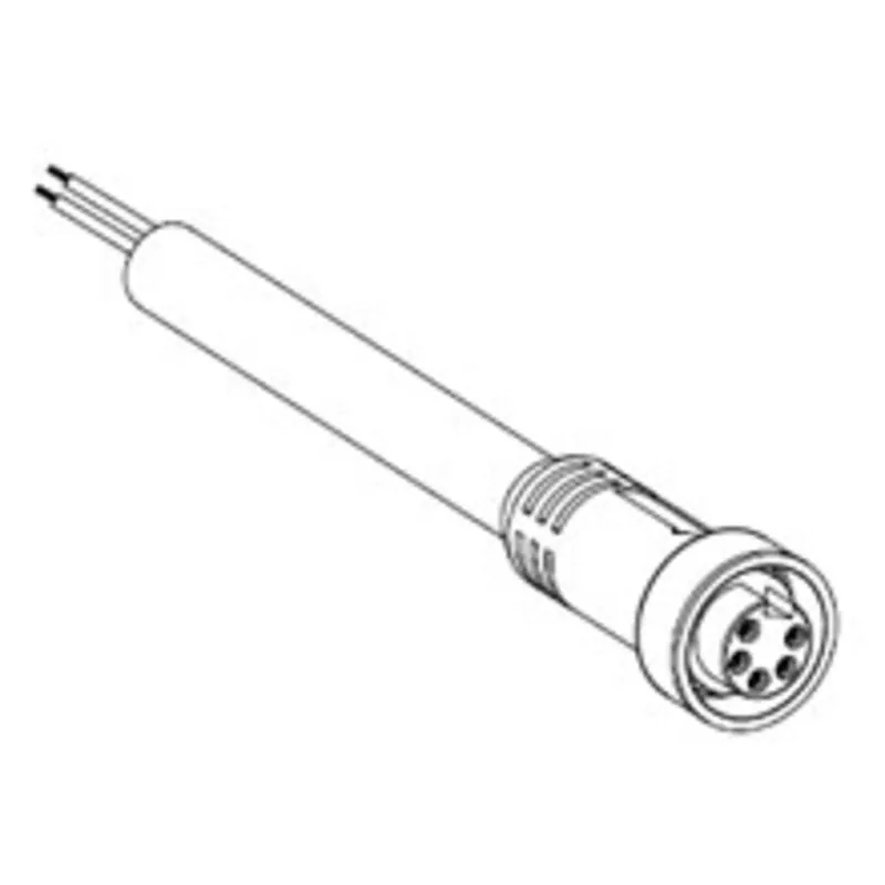 Single Ended Size B Cordset, 1-16 UN Straight Fem x Pigtail Connect Buy Online