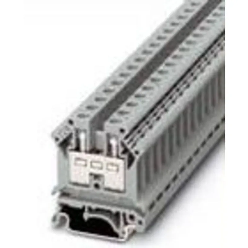 Terminal Block, Feed through, 8.2mm, Gray, Asymetric DIN Rail Mount Factory Price