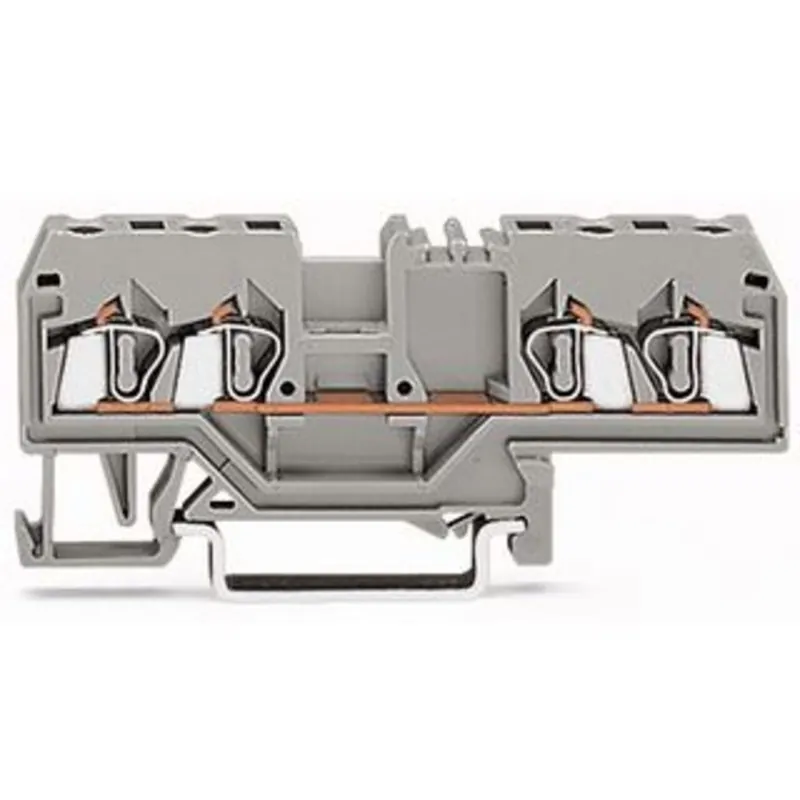 Terminal Block, Feed Through, 4 Conductor, 5mm, 20A, 800V AC/DC Direct From Manufacturer