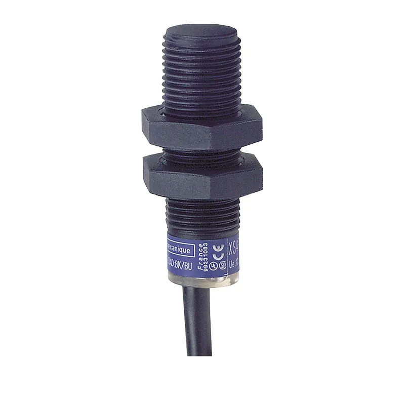 Inductive proximity sensors XS, inductive sensor XS4 M12, L35mm, PPS, Sn4mm, 12...24 VDC, cable 5 m Certified