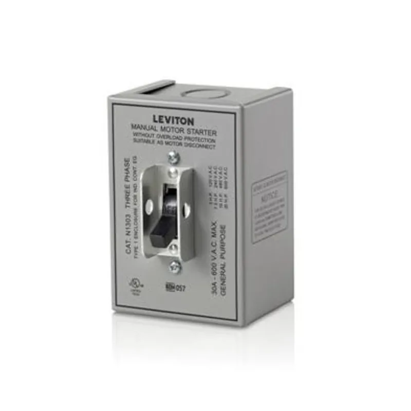 Manual Motor Switch 30A 600VAC, Standard Toggle, 3P, NEMA 1 Price Cut