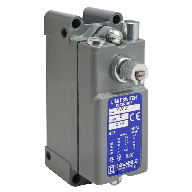 Limit Switch, Side Rotary, No Operating Lever, 600VAC, 15A Genuine