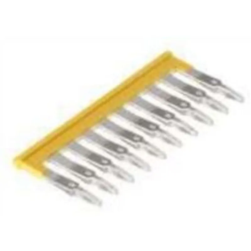 Brand New Terminal Block, Cross Connectors, Jumpers, 10P, 24A, Yellow