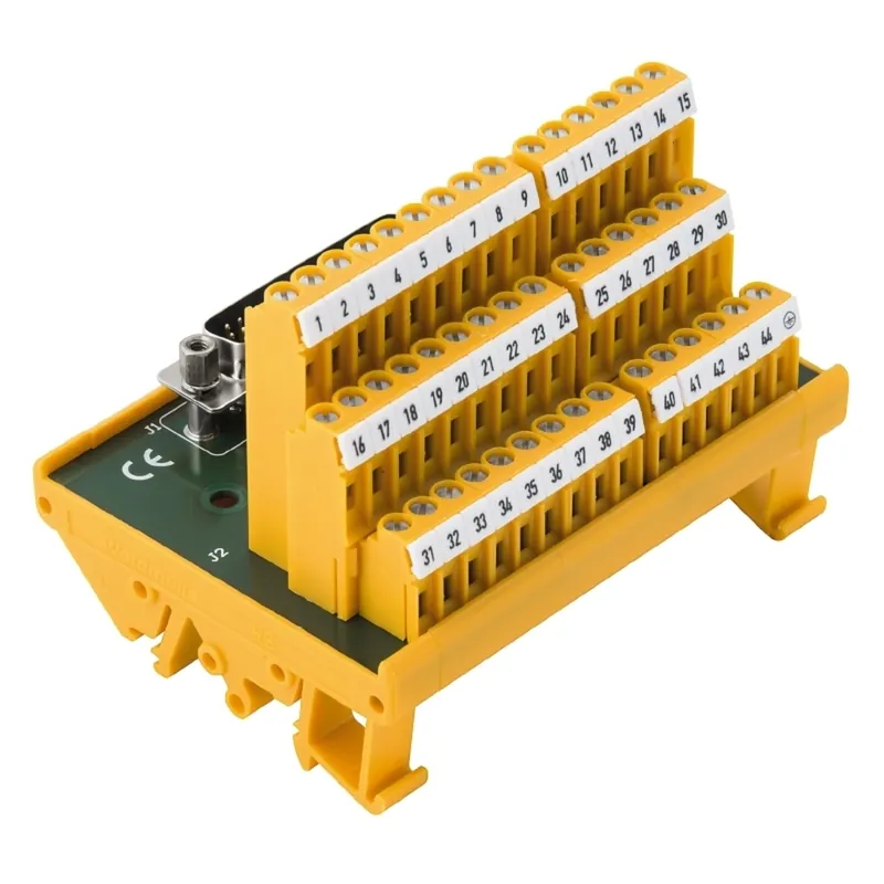 Terminal Block, Interface, RSSD, 44 Plug, SUB-D, Screw Connection Must Have