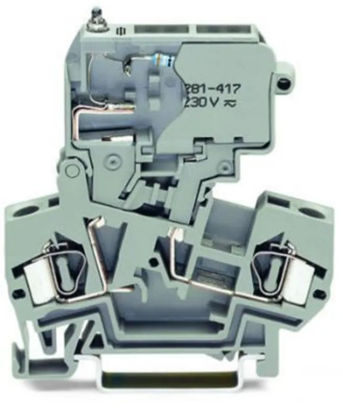 Seasonal Sale 281-611/281-417 FUSE DISCONNECT TRM BLK 5X20 GRAY