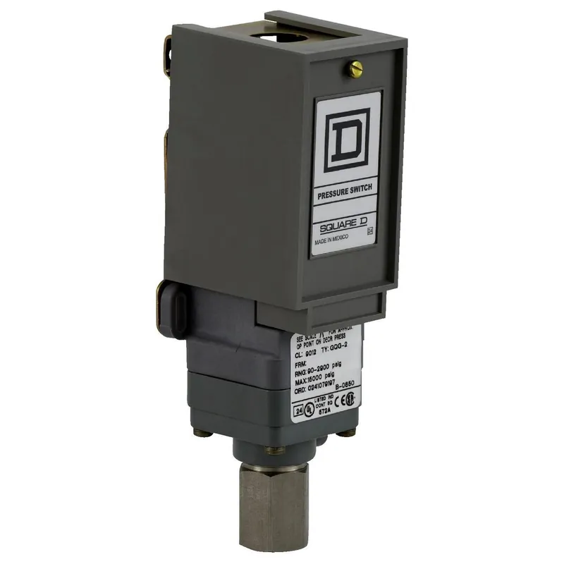 Pressure Switch, Electromechanical, 10A, 120/240VAC, 250VDC, 475PSI Get Yours
