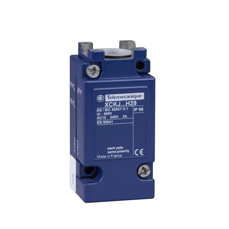 Exclusive Limit switch body, XC Standard, ZCKJ, plug in, w/o display, 2C/O, snap action, 1/2"NPT