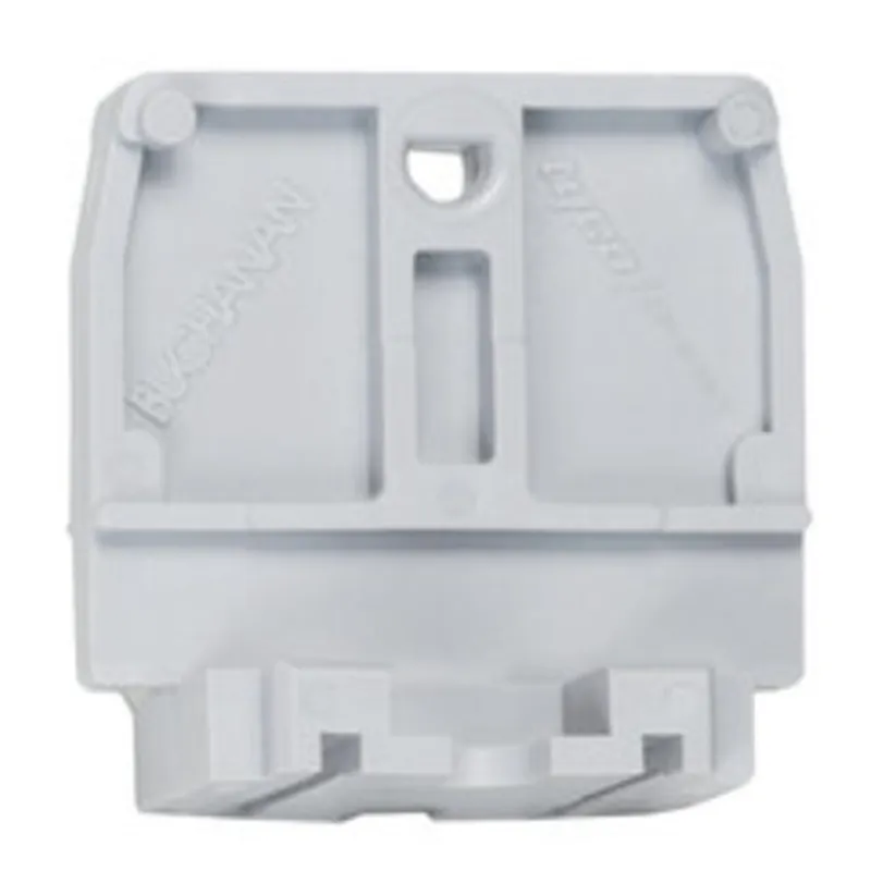 Terminal Block, End Section, Gray, Direct Mount, 50A, 600V Instant Buy