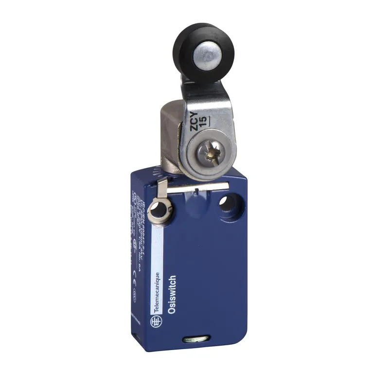 Limit switch, Limit switches XC Standard, XCMD, thermoplastic roller lever, 1NC+1 NO, snap, 1 m While Supplies Last
