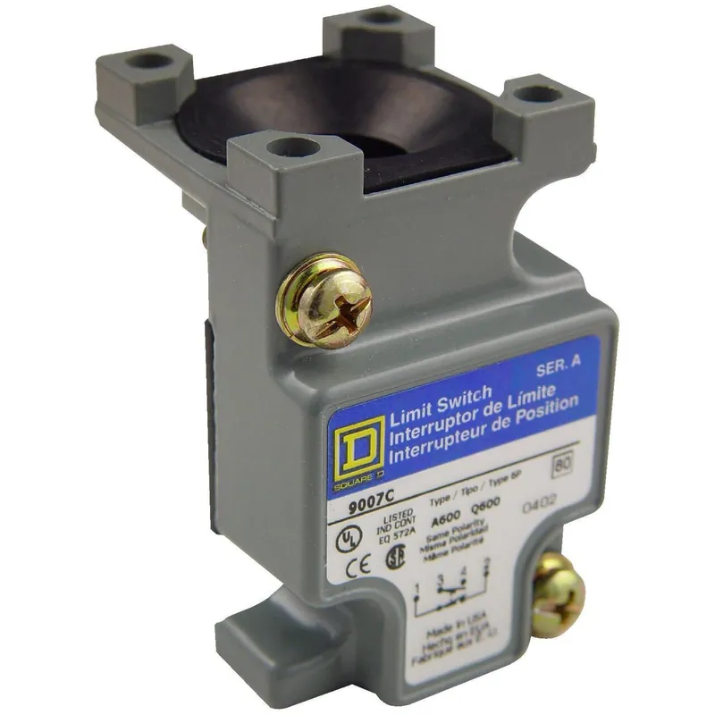 Weekend Sale NEMA limit switch, 9007C, heavy duty, compact, plug in body, 10A, 600V, 1NO/1NC