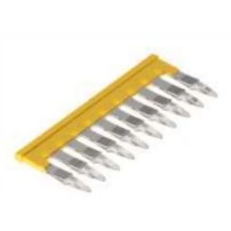 Terminal Block, Cross Connectors, Jumpers, 10P, 32A, Yellow Trending