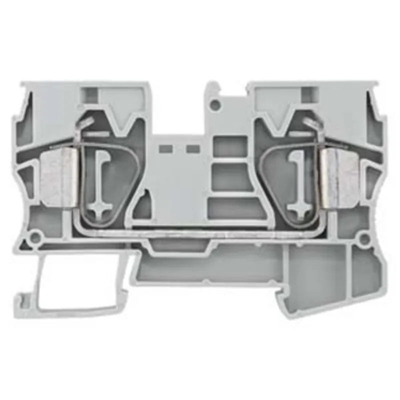 TERM BLOCK,SPRNG LOAD,THRU-TYPE,16,GRAY Modern